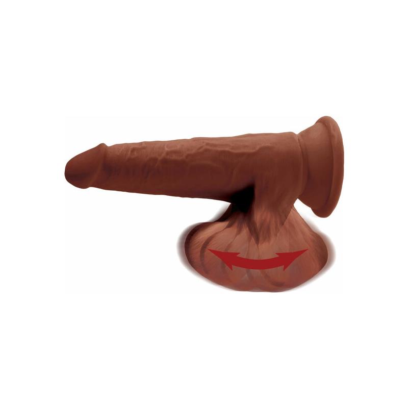 En Erotísima, Dildo Triple Densidad Testículos Oscilantes 8