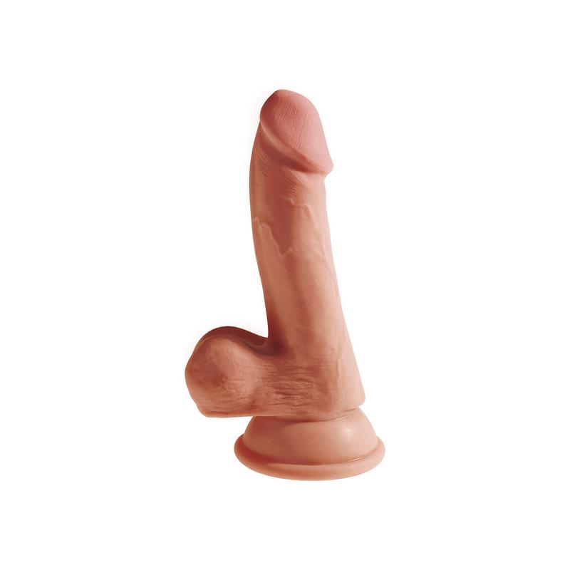 En Erotísima, Dildo Triple Densidad con Testículos 6.5